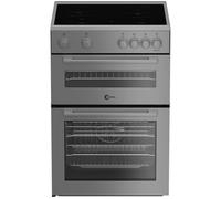 FLAVEL MF60CTS 60 cm Electric Ceramic Cooker - Silver, Silver/Grey