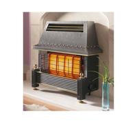 Flavel Regent Gas Fire - Natural Gas Heater, Outset Fireplace - Regency Style - Black by Flavel