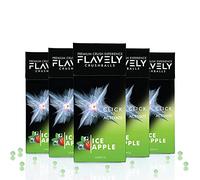FLAVELY ICE APPLE Crushball capsules for Cigarettes | Includes Flavoured Crush balls for 500 Filter Tips | Comes With Small Crushballs Dispenser | Extra Strong Flavour Compared to Menthol Cards! 5PACK