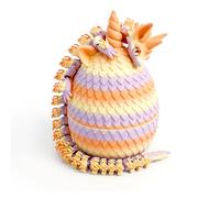 Flavery 3D Printed Unicorn Dragon Egg - Unicorn Egg Toys (Matte Twilight) | Large, 11in Animal, Boys & Girls, 3D Printing Gift Toy, Desk Pet, Birthday,Christmas, Easter Basket Stuffers Gift