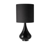 Flavia Lamps Renata table lamp black lamp base Lino Negro M