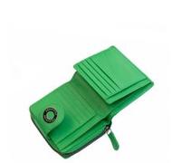 'Flavia' Leather Zip Around Trifold Purse PRIMEHIDE Green One Size