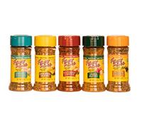 Flavor Mate No Salt Seasoning Blend - Variety Pack - Original,Garlic and Herb,Southwest Chipotle,Lemon & Pepper, Table Blend - 2.5 oz-Kosher