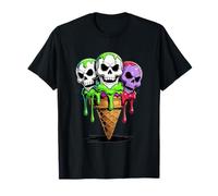 Flavor Skulls Ice Cream Cone T-Shirt