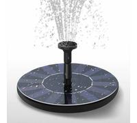 FLAVORA 1.2W - 200L/H Solar Submersible Fountain Water Pump in Black | Size: 0.6m2 FLAVORA Black 0.6m2