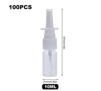 FLAVORA 100PCS 10ml Fine Mist Empty Nasal Pump Spray Bottle Refillable in White | Size: 150ml FLAVORA White 150ml