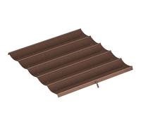 FLAVORA 2.55x2.5 m Pergola Cover Replacement in Brown FLAVORA Brown