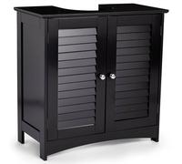 FLAVORA 2 Door Black Under Sink Cabinet FLAVORA Black