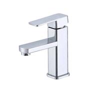 FLAVORA 2pcs Chrome Mono Lever Basin Bathroom Mixer Tap in Metallic Silver | Size: 10000mm x 520mm FLAVORA Metallic Silver 10000mm x 520mm