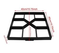 FLAVORA 2pcs DIY Concrete Path Paving Stone Mold in Black | Size: 1000mm × 10000mm FLAVORA Black 1000mm × 10000mm