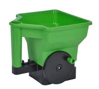 FLAVORA 3L Handheld Rotary Lawn Seed Spreader Garden in Green | Size: 100g FLAVORA Green 100g