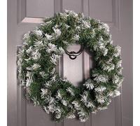 FLAVORA 55cm Premier Christmas Snow Tipped Green | Size: 100 cm x 15 cm FLAVORA Green 100 cm x 15 cm