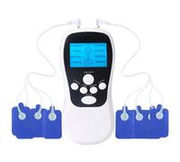 FLAVORA 8 Modes Dual Channel TENS Muscle Stimulator in White FLAVORA White