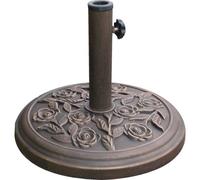 FLAVORA 9KG Round Cast Iron Base Heavy Stand in Bronze | Size: 100 cm x 100 cm FLAVORA Bronze 100 cm x 100 cm