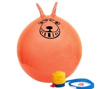 FLAVORA BALL 80CM-LARGE EXERCISE RETRO SPACE HOPPER PLAY BALL in Orange | Size: 0-12 m FLAVORA Orange 0-12 m