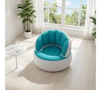 FLAVORA Cyan Inflatable Blow Up Sofa Chair in Blue | Size: 0.6m2 FLAVORA Blue 0.6m2