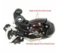 FLAVORA For Shimano Tourney RD TX35 6/7/8/21/24 Speed Rear in Black | Size: 0-12 m FLAVORA Black 0-12 m