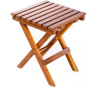 FLAVORA Garden Gear Acacia Folding Side Table Outdoor in Natural | Size: 0.6m2 FLAVORA Natural 0.6m2