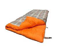 FLAVORA Hush Pattern Single Sleeping Bag in Orange FLAVORA Orange
