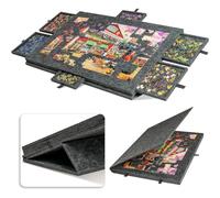 FLAVORA Portable Felt Jigsaw Puzzle Board | Size: 0.6m2 FLAVORA Multicolor 0.6m2