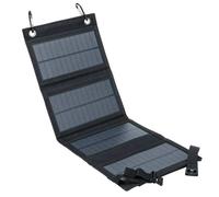 FLAVORA Solar Folding Power Bank Panel Charger For Camping Hiking Backpack in Black | Size: 1000mm × 17000mm FLAVORA Black 1000mm × 17000mm