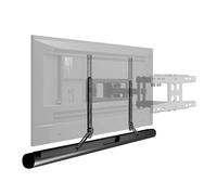 FLAVORA VonHaus Adjustable Universal Sound Bar Bracket in Black FLAVORA Black
