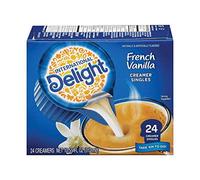 Flavored Liquid Non-Dairy Coffee Creamer, French Vanilla.3Oz Cup, 24/Box
