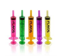 FLAVORx Rainbow Dose Oral Dosing Syringes | No More Medicine-Time Meltdowns! | 5 Uniquely Colored Syringes | 10ml (2tsp) Each | 3 Bottleneckers Included | New & Improved!