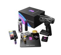 Flavour Blaster Cocktail Bubble & Smoke Gun Kit | Smoking Cocktail Machine. Edible Aroma &Bubbles | Smoke Bubble Gun for Elevating Drinks & Food with Flavour-Rich Clouds | Cocktail Gift Sets | Black