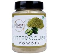 Flavour Drum Dehydrated Bitter Gourd Powder Pure & Bitter Gourd Powder Ground Karela Powder Extracted from Natural Bitter Gourd Vegetable Powder Seasoning Best for Cooking, Baking & More