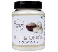 Flavour Drum Dehydrated White Onion Powder Pure & White Onion Powder Natural Ground Onion Powder Extracted from White Onion Vegetable Powder Seasoning Best for Cooking, Baking & More
