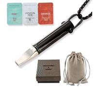 Flavour Filter Set, Smokeless Aid, with Filters, Tasteless + Mint + Orange, Breathing Chain Aid, with More Resistance, for Men and Women who Lead a Smokeless Lifestyle
