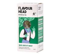Flavour Head Mad About Mint I Peppermint, Spearmint, Eucalyptus, Lime Leaves I 15 Tea Bags, 37.5g