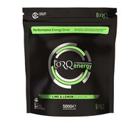 Flavoured Electrolyte Powder - Natural Lemon & Lime Isotonic Hydration Powder with Electrolytes Drink | Fast Delivery Energy Drink with High Carbohydrates and Sodium | 15 Single Servings | TORQ