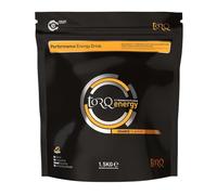 Torq Energy Drink Natural Orange Isotonic Energy Drink Powder - Electrolyte Powder Energy Drinks High Carbohydrates 30g per 500ml and Sodium - 45 Servings - 1.5kg