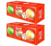 Flavoured Hot Chocolate Bombs Gift Set 2 x Peppermint 2 x Salted Caramel 2