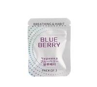 Flavoured Inner Filter Packs, 2025 New Thicker Deeper Flavoured Air Breathlace Filter Natural Essential Oil Breathing Filter(Blueberry)