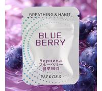 Flavoured Inner Filter Packs: Blueberry Flavoured Air Breathlace Filter Natural Essential Oil Breath Filter