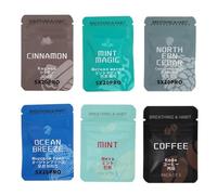 Flavoured Inner Filter Packs: Coffee Mint Cedar Ocean Cinnamon MagicMint Flavoured Air Breathlace Filter Natural Essential Oil Breath Breathing Filter