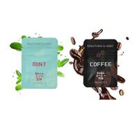 Flavoured Inner Filter Packs: Coffee Mint Flavoured Air Breathlace Filter Natural Essential Oil Breath Breathing Filter