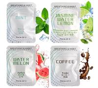 Flavoured Inner Filter Packs:Coffee, Mint, Watermelon, Jasmine Wateramelon Flavoured Air Breathlace Filter Natural Essential Oil Breath Filter(Summer time Flavors)