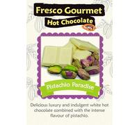 Flavoured Instant Hot Chocolate, Milk or White Chocolate, 200g, Sweet Pistachio - White -