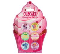 Flavoured Lip Balm Set - Cupcake Edition | 6 x 4.2g | Fun Dessert-Inspired Lip Balms | Red Velvet, Rainbow Cake, Apple Pie & More | Gift Set for Girls, Teens & Lip Balm Lovers