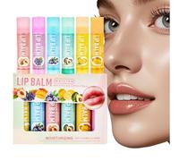 Flavoured Lip Balm Set With Vitamin E and Honey - Moisturising Multipack, Protect & Hydrate Beewax Stick, Gloss Sets for Teenage Girls