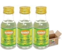 Flavouring Essence For 28ml | Pack Of 3 - Pack Of 6 - Pack Of 12 | For Cakes, Cookies, Boiled Sweets, Creams Grocery King (Almond Essence 28ml - Pack Of 3)