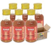 Flavouring Essence For 28ml | Pack Of 3 - Pack Of 6 - Pack Of 12 | For Cakes, Cookies, Boiled Sweets, Creams Grocery King (Coconut Essence 28ml - Pack Of 6)