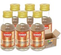 Flavouring Essence For 28ml | Pack Of 3 - Pack Of 6 - Pack Of 12 | For Cakes, Cookies, Boiled Sweets, Creams Grocery King (Cardamom Essence 28ml - Pack Of 6)