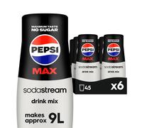 Flavours Pepsi Max Sparkling Drink Mix Soda Fizzy Drink Maker Concentrate Diet Pepsi with Maximum Taste No Sugar Official Pepsi Cola x SodaStream S