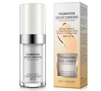 Flawless Colour Changing Foundation Makeup Base Warm Skin Tone Nude Face Moisturizing Liquid Cover Concealer Universal Shade for ALL Skin Makeup