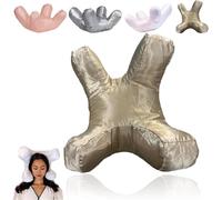 Flawless Face Pillow, Anti-Wrinkle Massage Pillow, Face Pillow for Wrinkles Side Sleeper, Sleeping On Back Beauty Rest Pillow Pillows for Maintaining Facial Wrinkles and Sleep Lines Gold-original